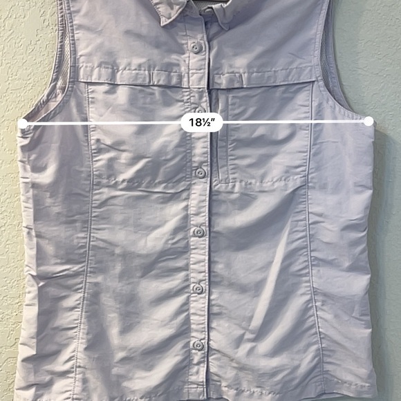 LL Bean Vest Womens M purple‎ Mesh Lined Pockets Fishing Outdoor Hike - Picture 4 of 7